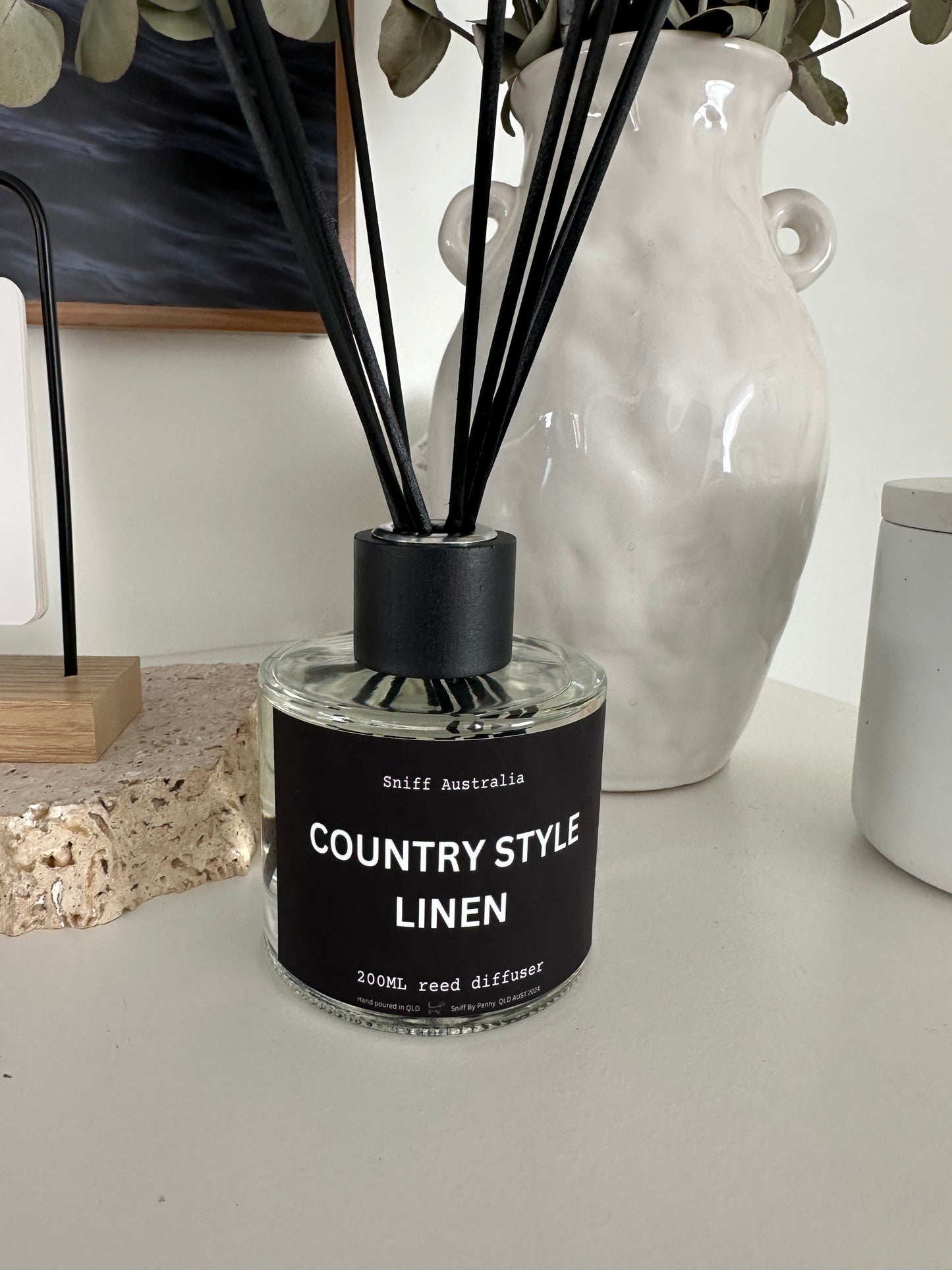 Country style linen scented inspired diffuser