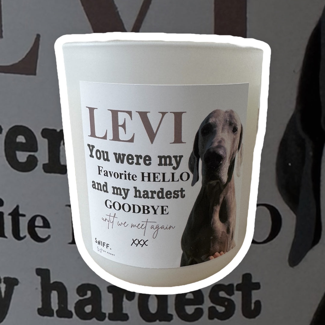 Personalised candle