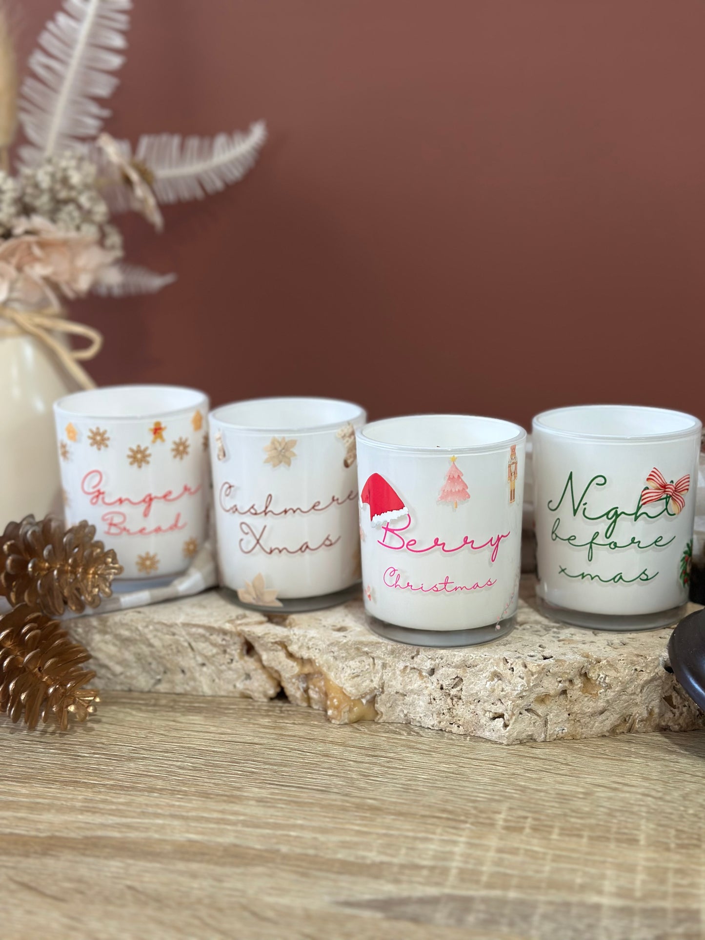Christmas scented candles