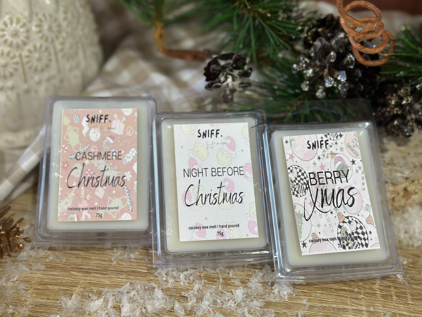 TRIO XMAS WAX MELTS