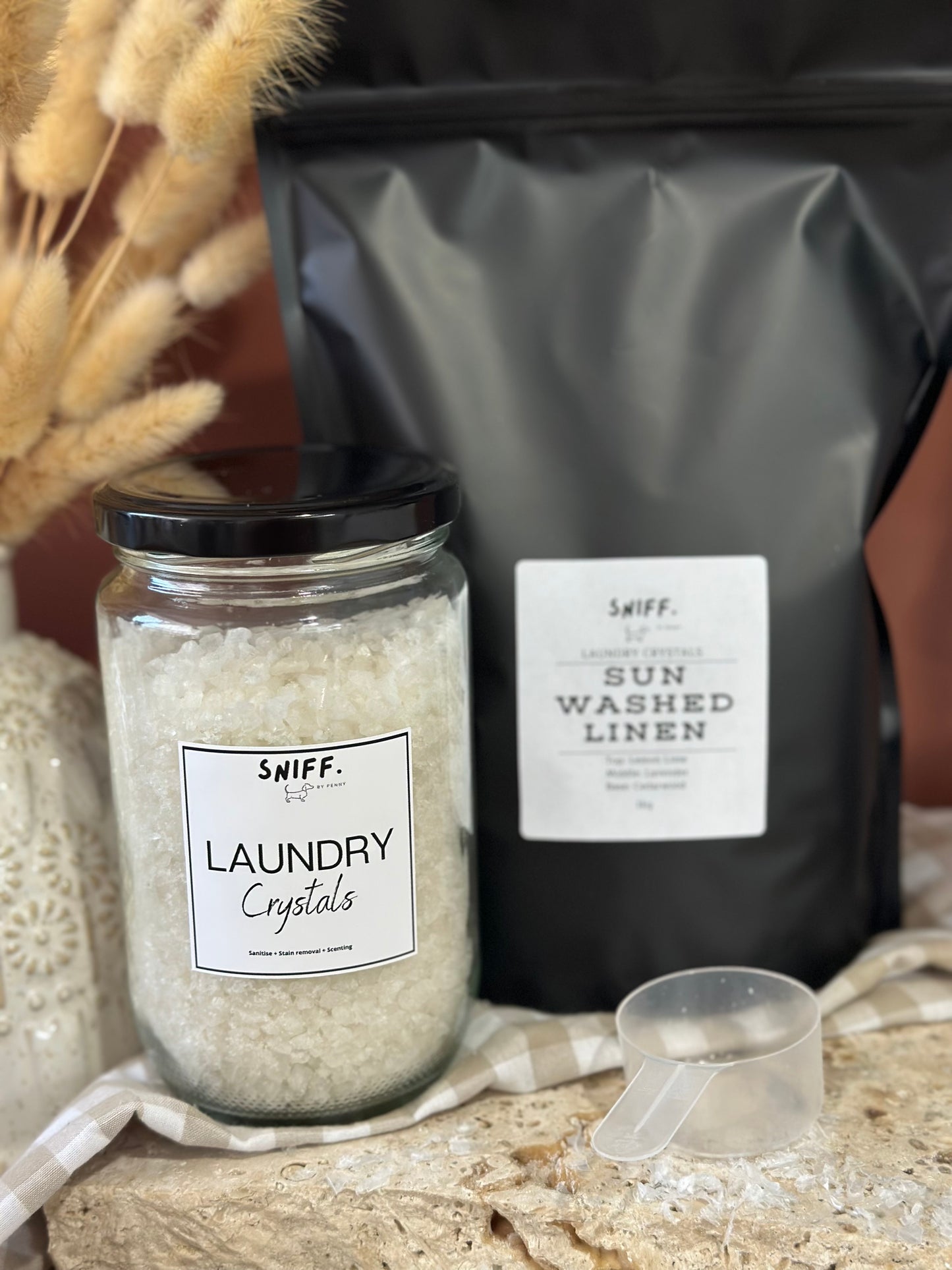 LAUNDRY CRYSTALS with Jar