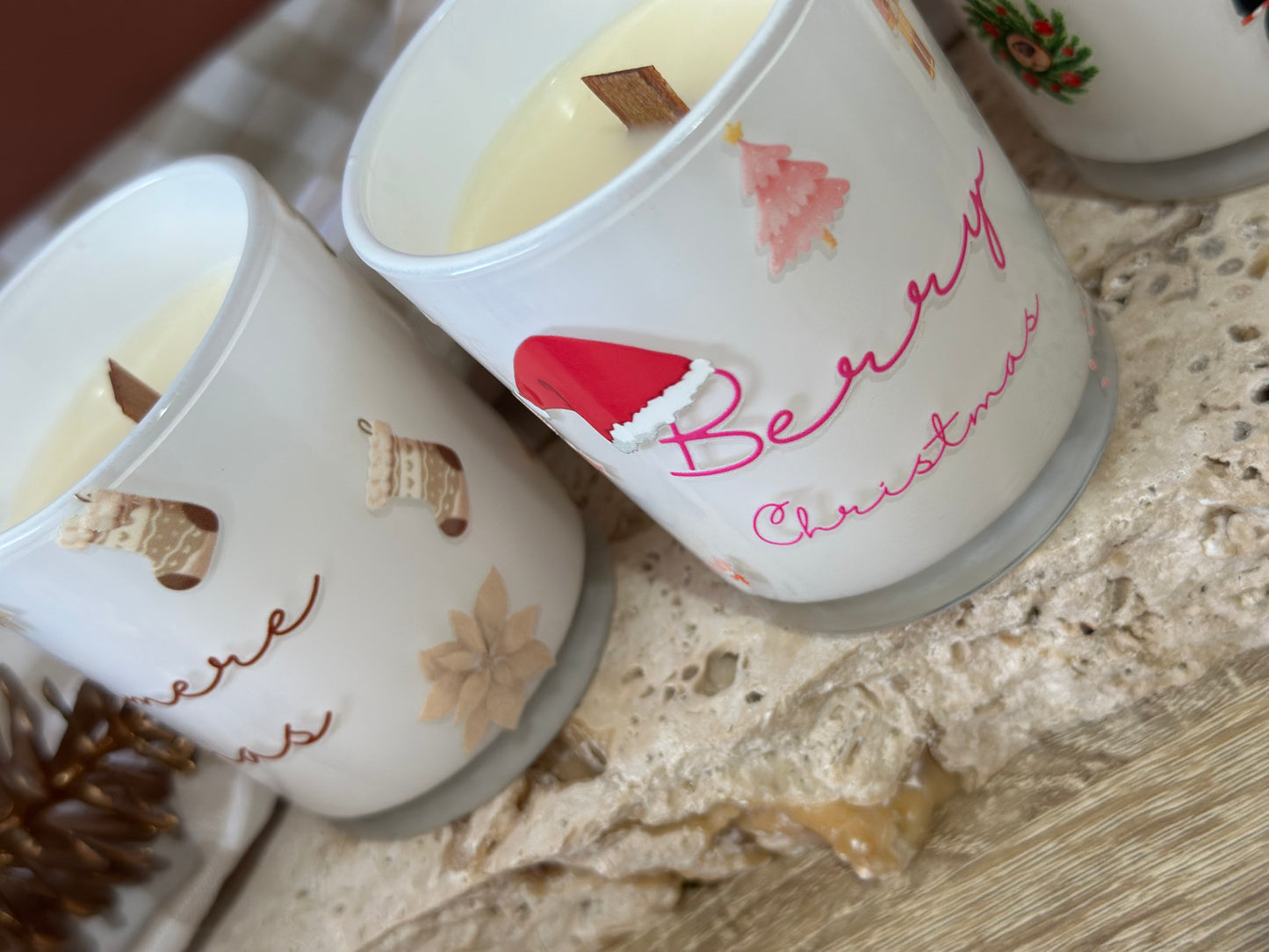 Christmas scented candles